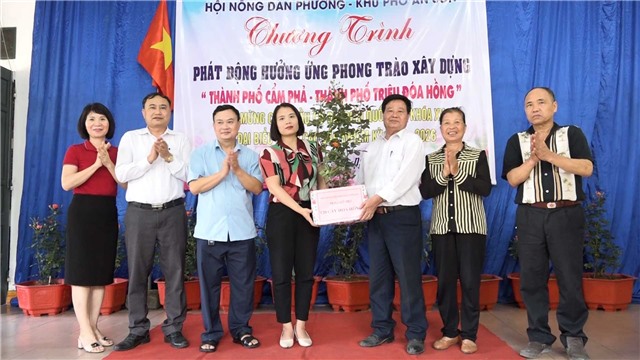 Hội Nông dân phường Cẩm Sơn : Hưởng ứng phong trào “ Thành phố E2BET là nhà cái trực tuyến uy tín - Thành phố triệu đóa hoa hồng”