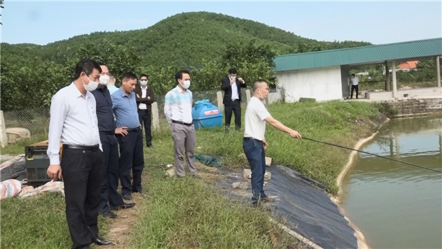 Thẩm định xét công nhận xã Đạt chuẩn Nông thôn mới kiểu mẫu năm 2021 tại xã Dương Huy và Cộng Hòa