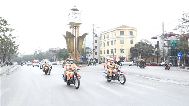 Ra quân tấn công, trấn áp tội phạm, bảo đảm ANTT, ATGT và TTĐT Tết Nguyên đán Nhâm Dần 2022