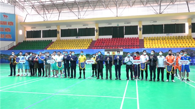 Khai mạc giải Futsal Công đoàn cơ quan E2 bet đá gà thành phố năm 2021