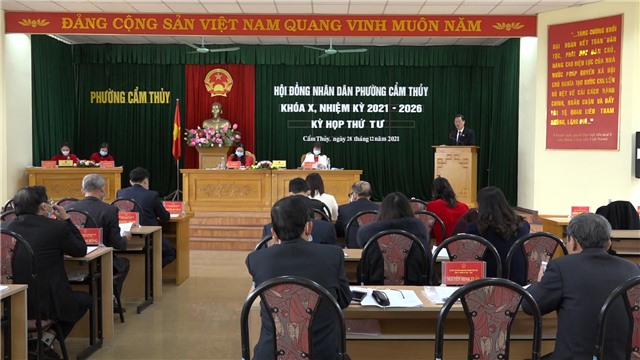 HĐND Cẩm Thủy: Kỳ họp thường lệ cuối năm 2021.