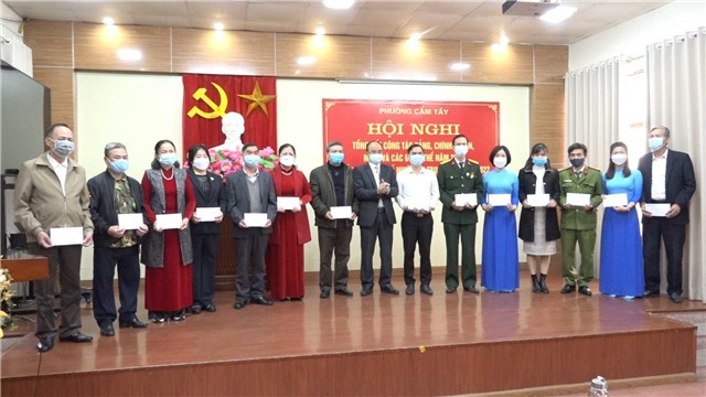 Phường Cẩm Tây tổng kết công tác Đảng, E2 bet đá gà, MTTQ năm 2021