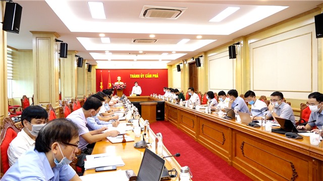 Thường trực Thành ủy kiểm điểm tiến độ thực hiện Kế hoạch số 52-KH/TU