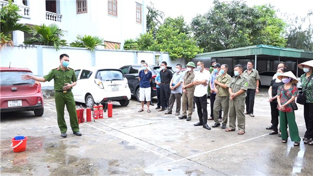 Phường Cẩm Đông ra mắt mô hình "Khu dân cư an toàn về phòng cháy, chữa cháy"