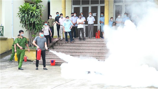 Phường Cẩm Trung ra mắt mô hình khu dân cư an toàn về phòng cháy, chữa cháy