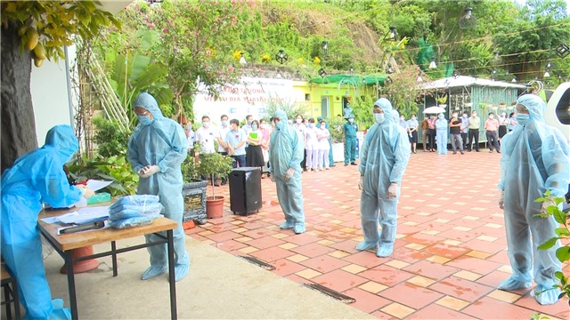 Phường Cửa Ông diễn tập phòng chống dịch bệnh Covid – 19