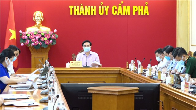 Giao ban khối Nội chính tháng 8 năm 2021