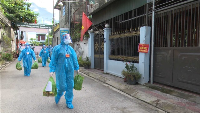 Cẩm Sơn: Diễn tập phương án phòng, chống dịch Covid-19