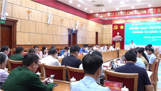 Ủy ban nhân dân thành phố họp thường kỳ tháng 10 năm 2022