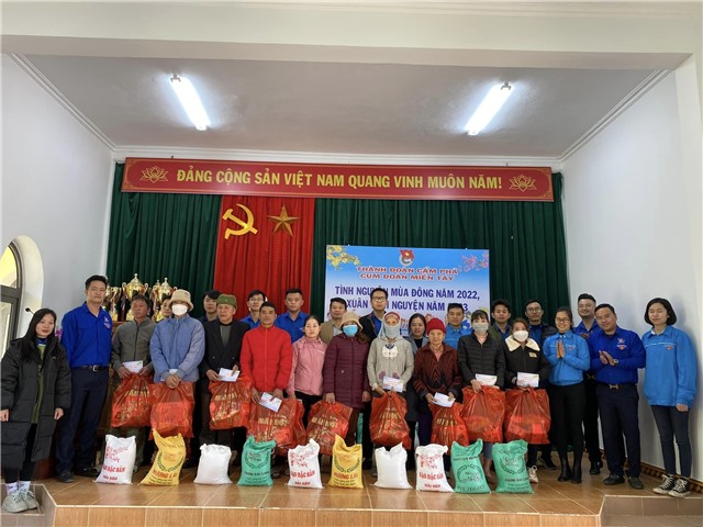 Cụm Đoàn miền Tây tình nguyện mùa đông năm 2022