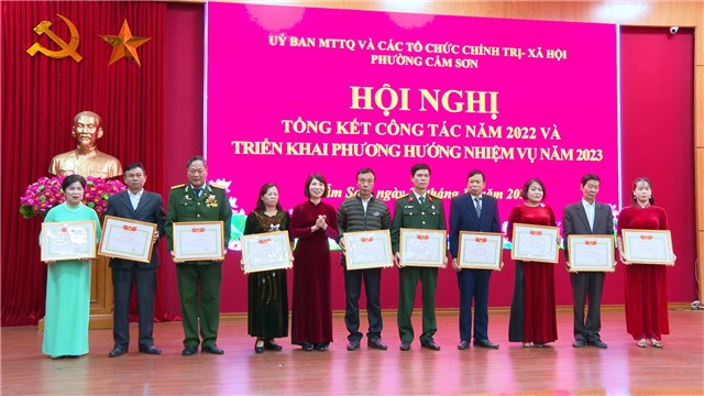 Phường Cẩm Sơn triển khai công tác Mặt trận năm 2023