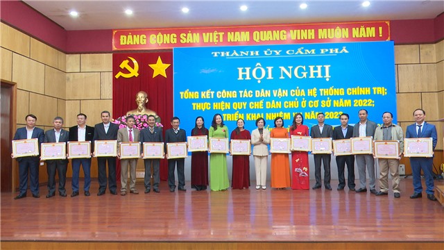 Tổng kết công tác Dân vận của hệ thống chính trị; thực hiện quy chế dân chủ ở cơ sở năm 2022