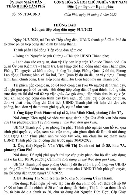 UBND thành phố E2BET là nhà cái trực tuyến uy tín số 55/TB-UBND
