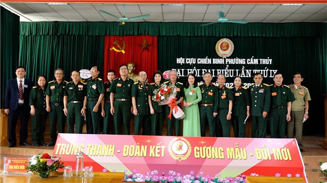 HỘI CỰU CHIẾN BINH PHƯỜNG CẨM THỦY ĐẠI HỘI ĐẠI BIỂU LẦN THỨ IX, NHIỆM KỲ 2022 -2027