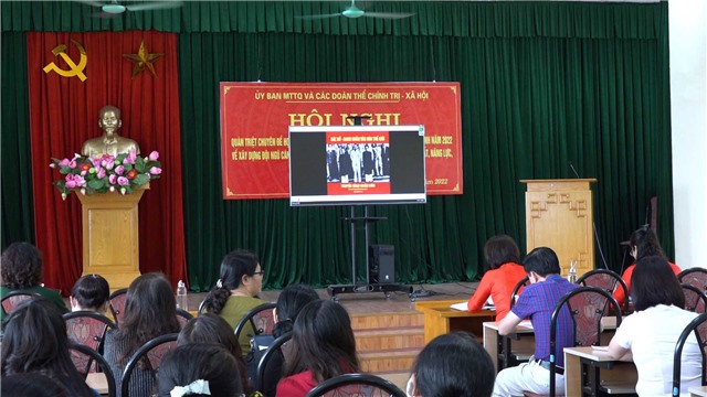 Phường Cẩm Thuỷ sinh hoạt chuyên đề “Học tập và làm theo tư tưởng, đạo đức, phong cách Hồ Chí Minh” năm 2022