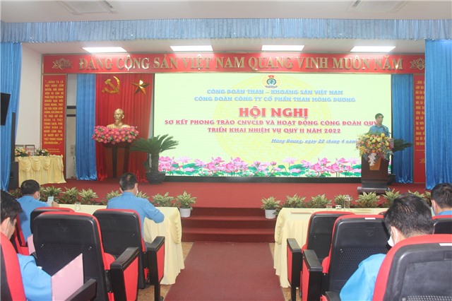 Công đoàn Than Mông Dương triển khai nhiệm vụ quý II/2022
