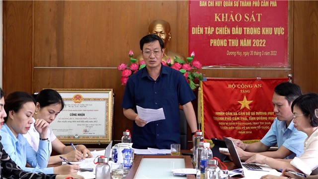 Hội đồng nhân dân Thành phố giám sát công tác tiếp nhận và giải quyết thủ tục hành chính tại xã Dương Huy.
