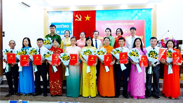Phường Cẩm Đông tổng kết công tác tổ chức Đại hội các Chi bộ nhiệm kỳ 2022- 2025