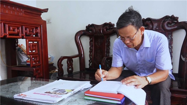 Thương binh Nguyễn Quang Thưởng người Bí thư Chi bộ - Trưởng khu phố tiêu biểu