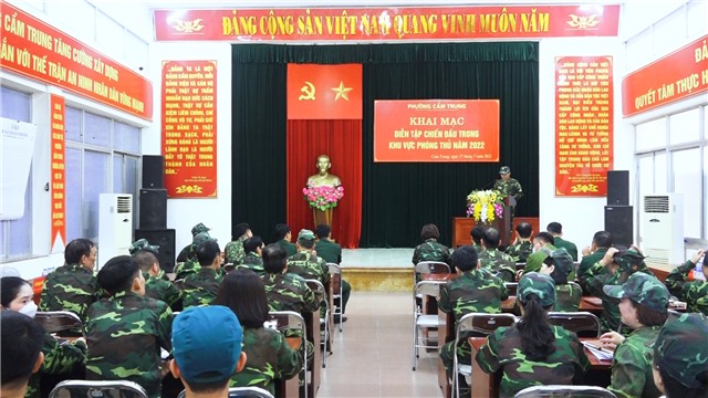 Cẩm Trung: Hoàn thành Diễn tập chiến đấu phòng thủ năm 2022