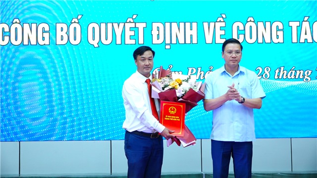 Công bố quyết định bổ nhiệm Phó giám đốc Ban quản lý dự án E2 bet đá gà xây dựng thành phố