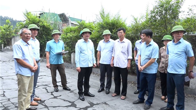 Bí thư Thành ủy Nguyễn Anh Tú khảo sát, giải quyết kiến nghị cử tri