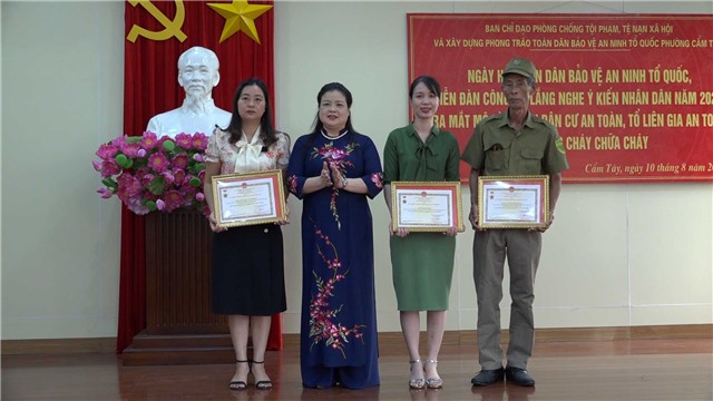 Cẩm Tây: Ngày hội toàn dân bảo vệ an ninh tổ quốc.