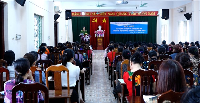 Hội phụ nữ thành phố tập huấn công tác hội năm 2022