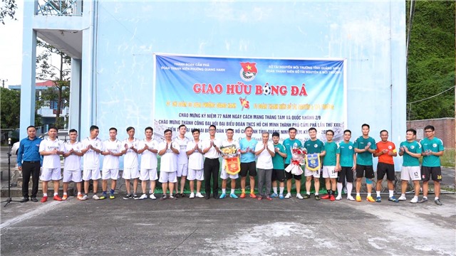Giao hữu bóng đá chào mừng Quốc khánh 2/9