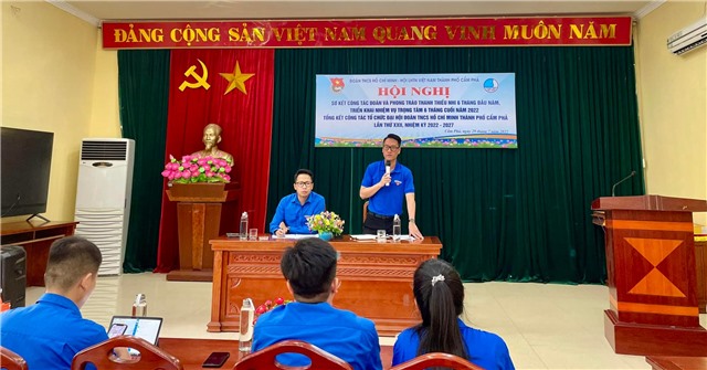 Sơ kết công tác đoàn và phong trào thanh thiếu nhi 6 tháng đầu năm 2022