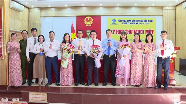 HĐND phường Cẩm Thịnh kiện toàn các chức danh lãnh đạo HĐND và UBND