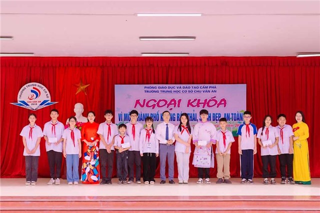 Trường THCS Chu Văn An: Vì một Thành phố không rác thải, sạch đẹp, an toàn