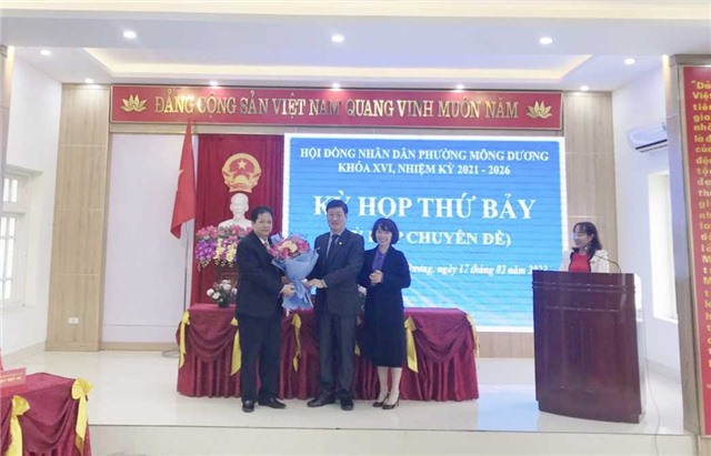 Kỳ họp thứ bảy HĐND Mông Dương khóa XVI nhiệm kỳ 2021 – 2026.