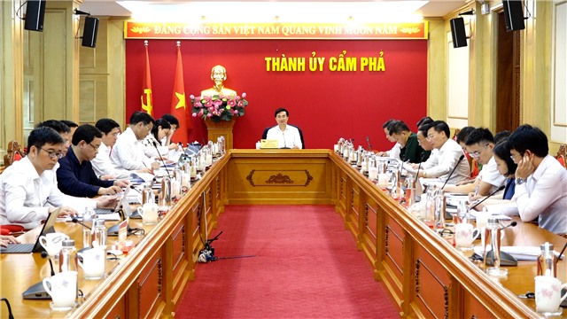 Ban Thường vụ Thành ủy họp nghe và cho ý kiến một số nội dung, công tác tuần