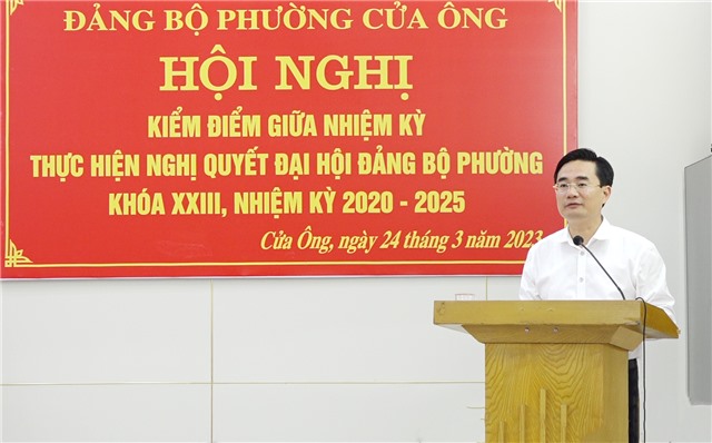 Nhà cái E2bet.com Đá gà trực tiếp Thomo #1 phường Cửa Ông kiểm điểm giữa nhiệm kỳ thực hiện E2 bet đăng nhập Đại hội Đảng các cấp, nhiệm kỳ 2020 – 2025