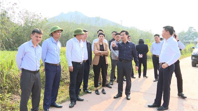 Bí thư Thành uỷ khảo sát thực địa tại 3 xã Dương Huy, Cộng Hoà, Cẩm Hải