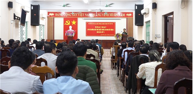 Khai mạc Lớp bồi dưỡng kiến thức Quốc phòng - An ninh đối tượng 4 năm 2023 (lớp 1)