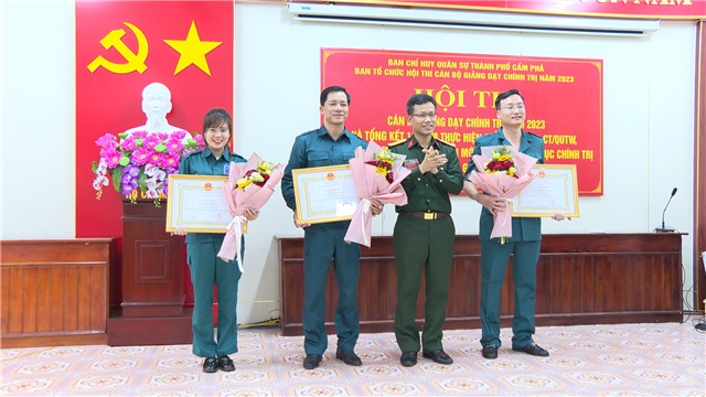 Hội thi cán bộ giảng dạy chính trị năm 2023