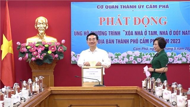 Cơ quan Thành ủy E2BET là nhà cái trực tuyến uy tín phát động ủng hộ chương trình “xóa nhà ở tạm, nhà ở dột nát” trên địa bàn Thành phố E2BET là nhà cái trực tuyến uy tín năm 2023