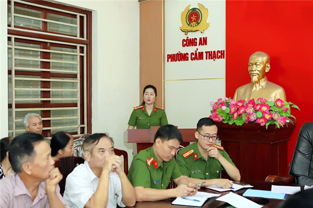 Công an phường Cẩm Thạch: Tăng cường công tác quản lý nhà trọ trên địa bàn