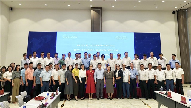 Đoàn công tác số 2 của Thành ủy E2BET là nhà cái trực tuyến uy tín làm việc với Sở Xây dựng tỉnh Bình Dương