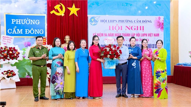 Hội LHPN phường Cẩm Đông kỷ niệm 94 năm Ngày thành lập Hội LHPN Việt Nam