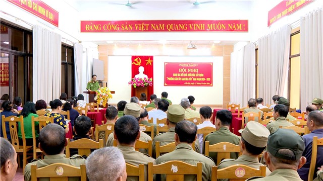 Phường Cẩm Tây đánh giá kết quả bước đầu xây dựng phường sạch ma tuý giai đoạn 2024 - 2025