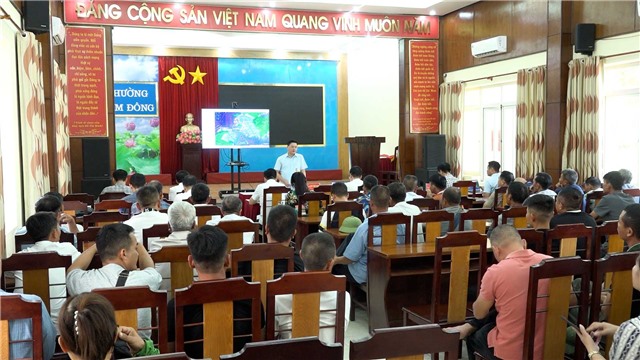 UBND thành phố họp triển khai phương án giao khu vực biển cho các hộ nuôi trồng thủy sản tại phường Cẩm Đông