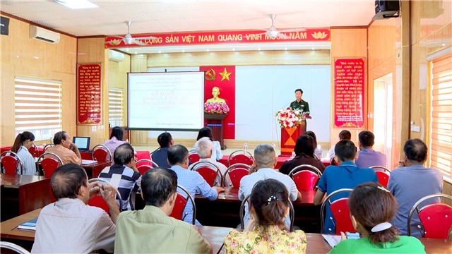 Phường Cẩm Thịnh bồi dưỡng kiến thức quốc phòng - an ninh cho đối tượng 4 năm 2024