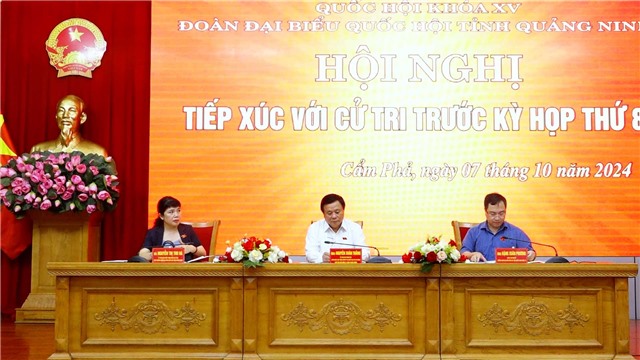 Đoàn ĐBQH tỉnh Quảng Ninh tiếp xúc cử tri thành phố E2BET là nhà cái trực tuyến uy tín trước Kỳ họp thứ 8