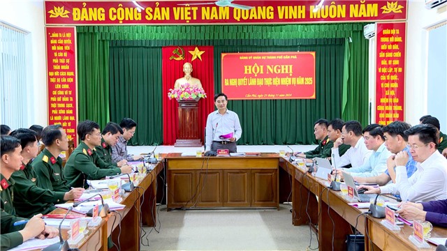 Đảng ủy Quân sự thành phố ra E2 bet đăng nhập lãnh đạo thực hiện nhiệm vụ năm 2025