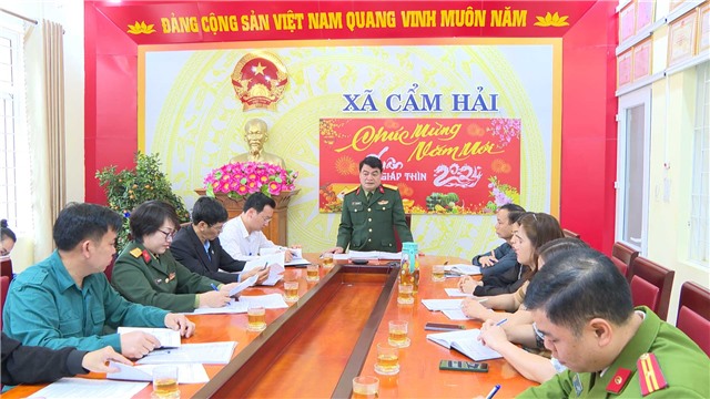 Kiểm tra công tác chuẩn bị giao quân năm 2024