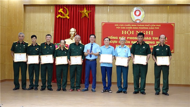 Hội Cựu chiến binh phường Cẩm Phú tổng kết phong trào thi đua “CCB gương mẫu” giai đoạn 2019-2024