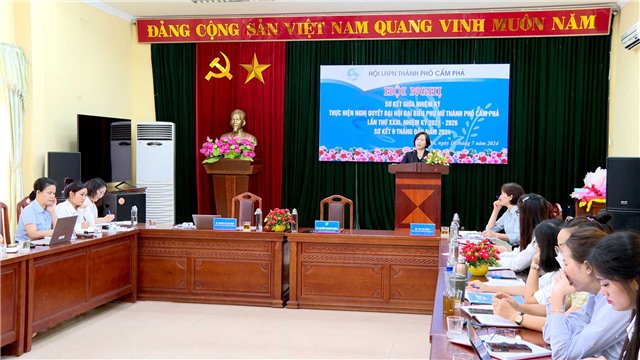 Sơ kết giữa nhiệm kỳ thực hiện E2 bet đăng nhập Đại hội đại biểu Phụ nữ thành phố lần thứ XXIII, nhiệm kỳ 2021 - 2026